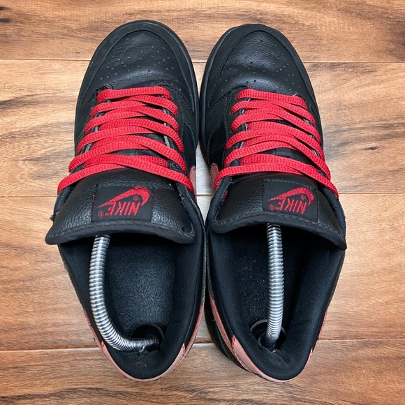 Nike Shoes | 203 Nike Sb Dunk Low Pro Vampire Vamps Black Red | Poshmark